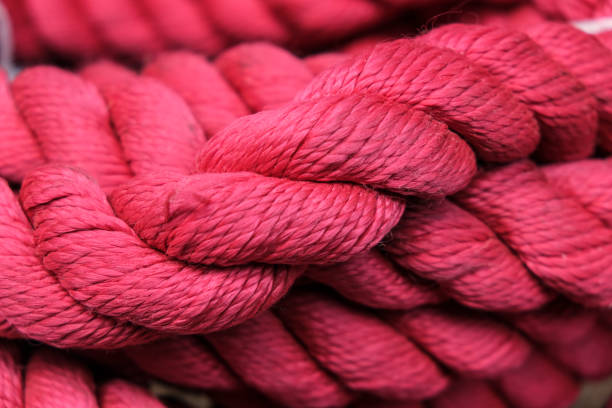 istock Close-up of coiled rope 1152362033