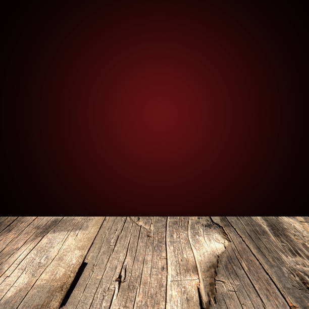 istock Wooden floor with grunge wall 1152365711