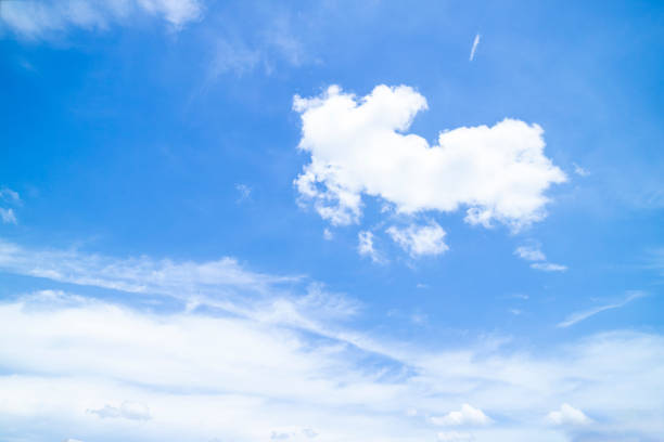 istock sky - Beautiful White clouds on the blue sky bankground 1152366034