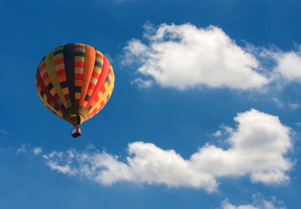 istock Low Angle View Of Hot Air Balloon Against Sky 1152366942