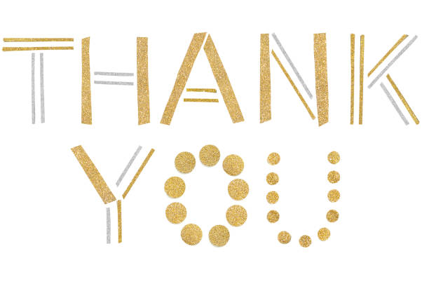 istock Thank you text paper cut on white background 1152367277