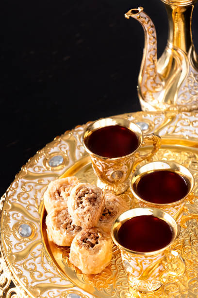 istock Traditional arabic delight sweets with cashew nuts. Eastern sweets. Close up 1152367913