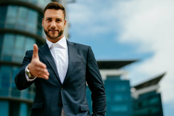 istock Young business man on the street 1152381855