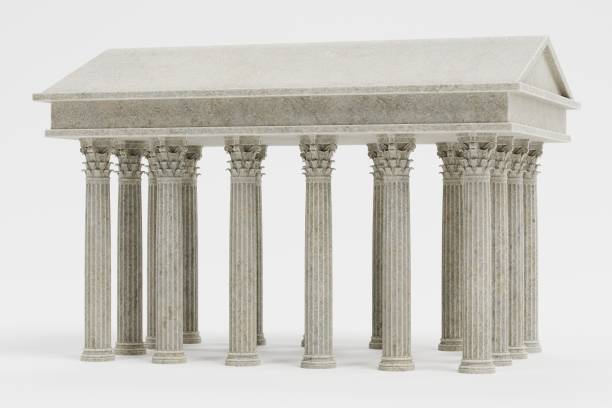 istock Realistic 3d Render of Corinthian Temple 1152384093