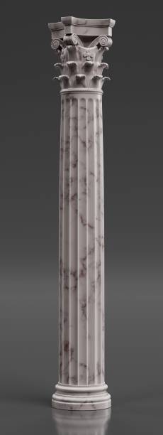 istock Realistic 3d Render of Corinthian Column 1152384173