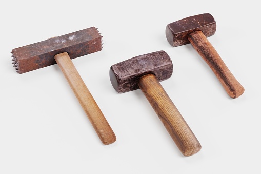 Realistic 3D Render of Masonry Hammers