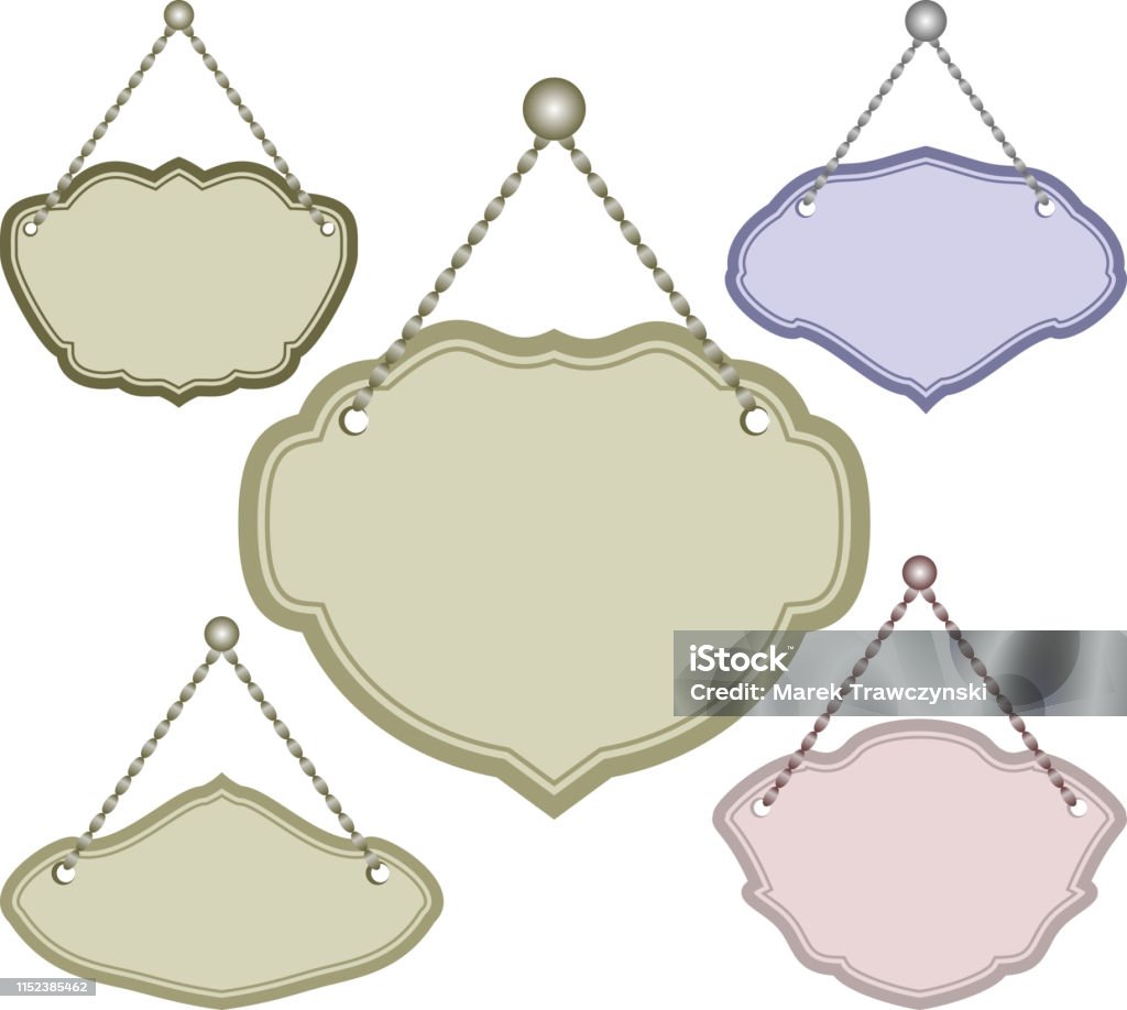 Hanging Sign Animation Hanging Sign Stock Illustration - Download Image Now - Abstract, Blank ...