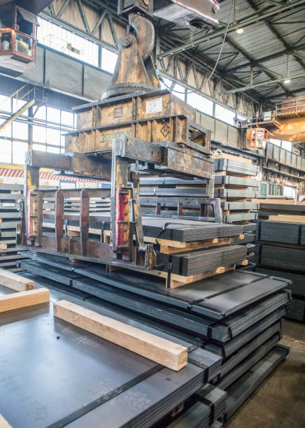 istock Rolls of steel sheet 1152385998