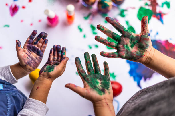 istock Colorful children hands 1152394727