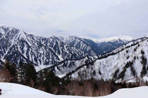 istock Tateyama kurobe alpine route (Japan) in April 1152402855