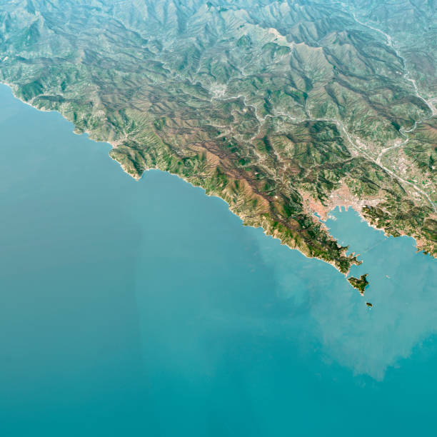 istock Cinque Terre 3d Render Aerial Landscape View From South March 2019 1152403455