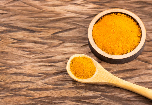 istock Turmeric organic powder - Curcuma longa. 1152405444