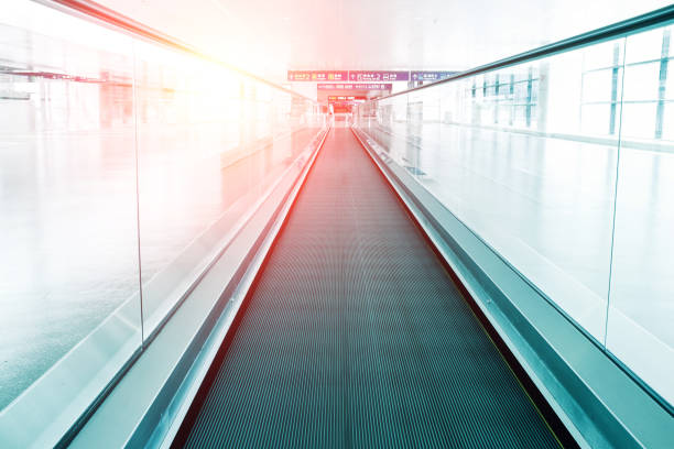 istock Airport escalator walkway 1152409339