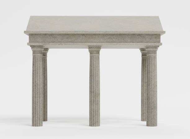 istock Realistic 3D Render of Doric Temple 1152409370