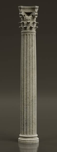 istock Realistic 3d Render of Corinthian Column 1152409404