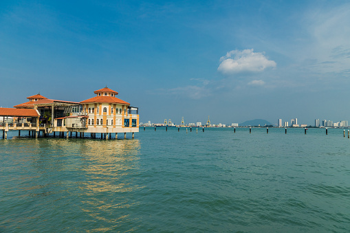 George Town Penang Island Malaysia. March 2019. A view in George town in Malaysia