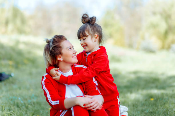 istock Mother and daughter in park. 1152414592