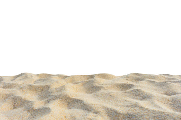 istock Beach Sand Texture Isolated With Clipping Path On White Screen 1152415602