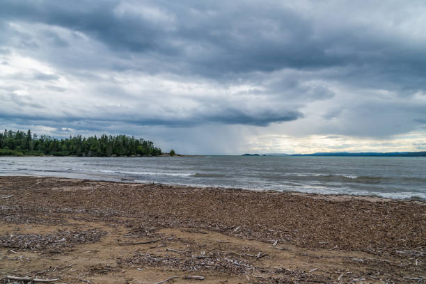 istock Rocky promontory in Superior Lake 1152415816