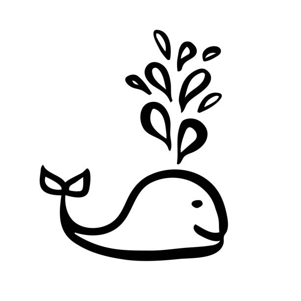 Ilustración de Bonita Ballena De Dibujos Animados Pintados A Mano Con Pincelada De Tinta y más Vectores Libres de Derechos de Ballena - iStock Ilustración de Bonita Ballena De Dibujos Animados Pintados A Mano Con Pincelada De Tinta y más Vectores Libres de Derechos de Ballena - iStock