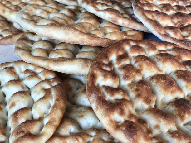 istock pile of pita bread for ramadan, as a background 1152418838