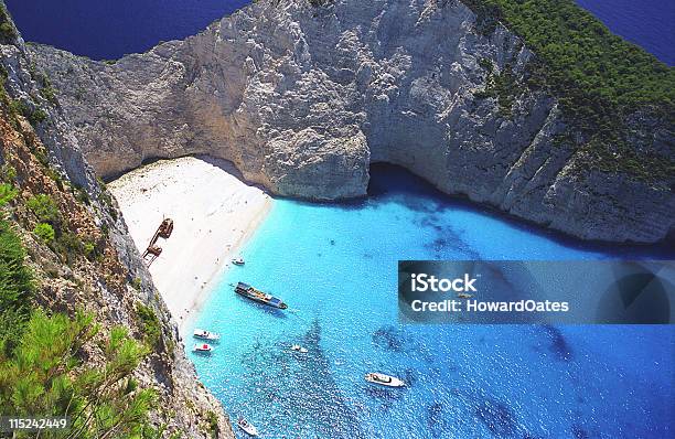 Shipwreck An Der Küste Von Zante Stockfoto und mehr Bilder von Blau - Blau, Bucht, Farbbild