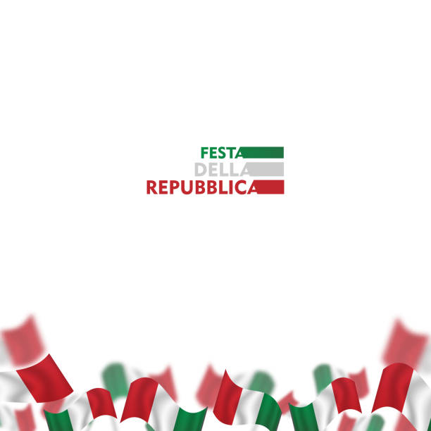 Festa della Repubblica in Italia. English translation ; Republic Day in Italy Festa della Repubblica in Italia. English translation ; Republic Day in Italy italie stock illustrations