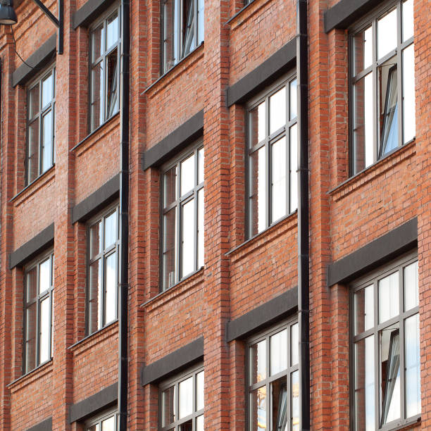 istock facade of a brick office building 1152428591