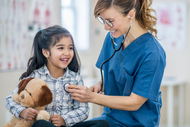 istock Child at medical appointment. 1152430392