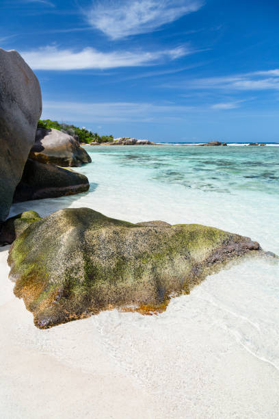 istock Granite And White Beach, La Digue, Seychelles 1152430569