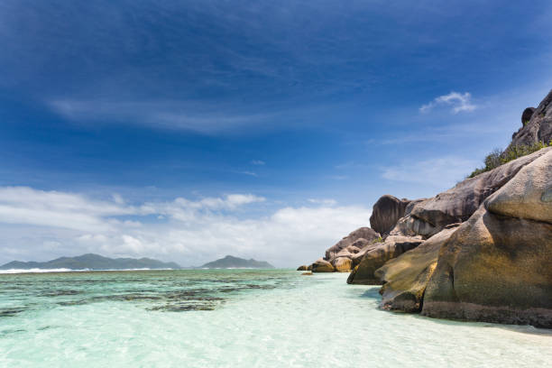 istock Rocks And Lagoon, La Digue, Seychelles 1152430811