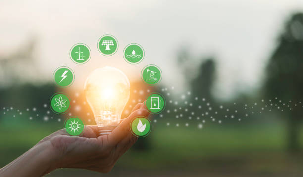 istock Innovation or creative concept of hand hold a light bulb and copy space for insert text. 1152433894
