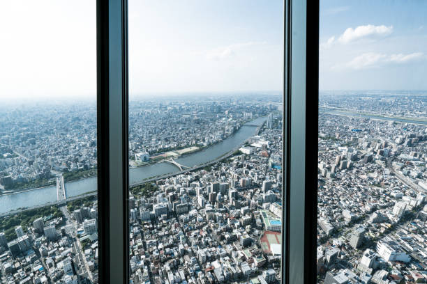 istock Tokyo aerial panorama across skyscraper cityscape 1152434011