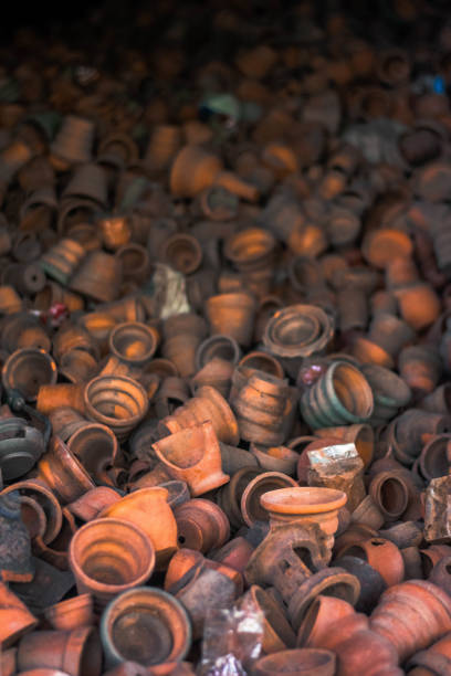istock Useless Pottery in oven waiting for recycle 1152440353