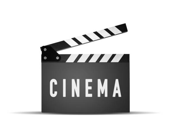 istock Cinema inscription on flapper 1152441928