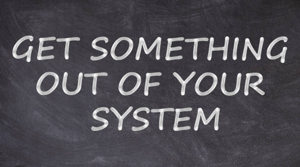 istock Get something out of your system written on blackboard 1152446069