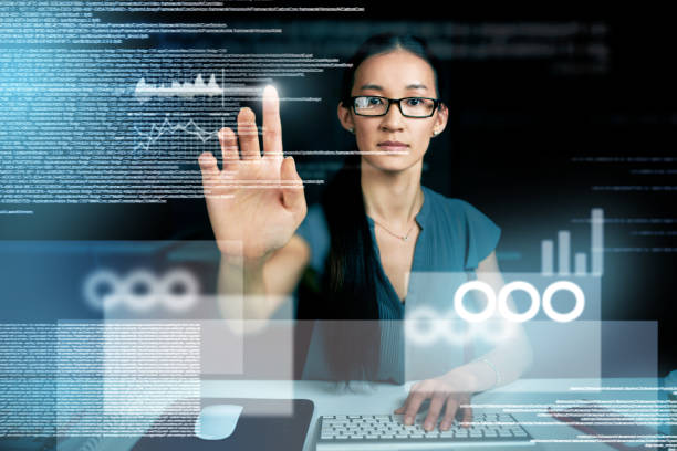 istock Worlds of information at her fingertips 1152446291