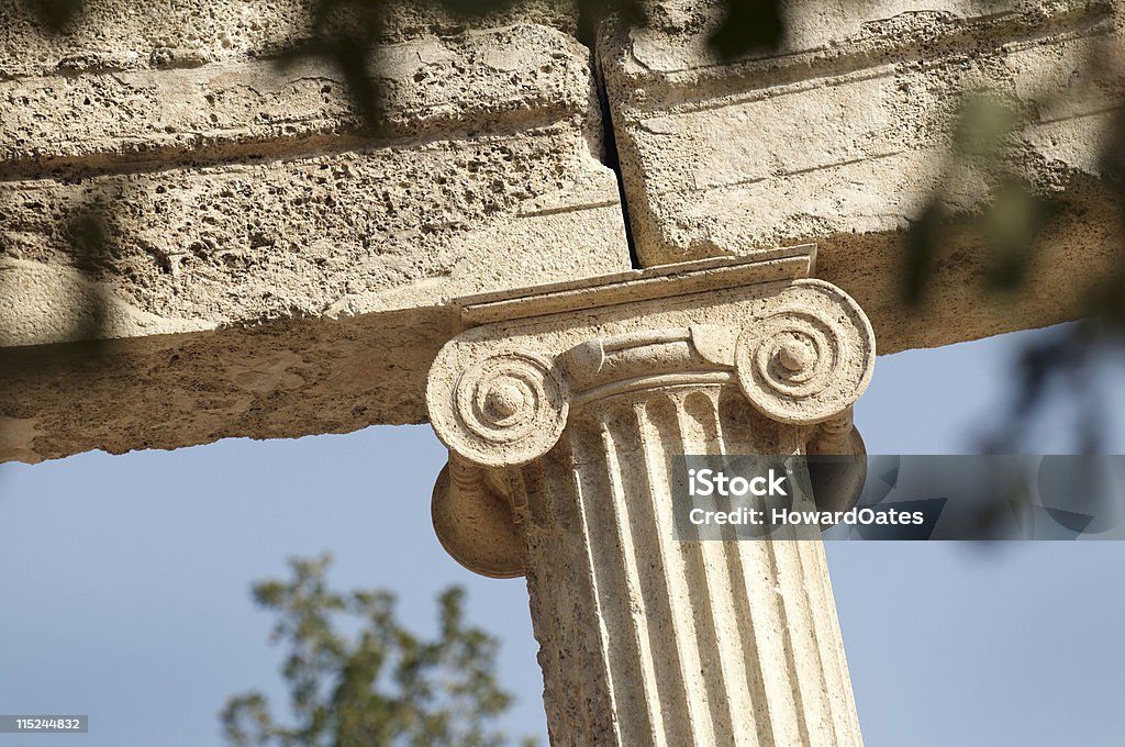 Griechische Spalte - Lizenzfrei Griechenland Stock-Foto