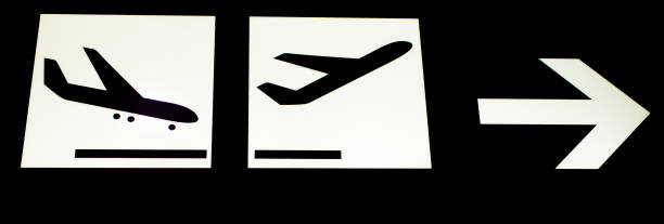 istock Arrivals and departures sign 1152450961