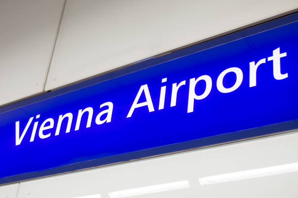 istock Vienna airport sign 1152451081
