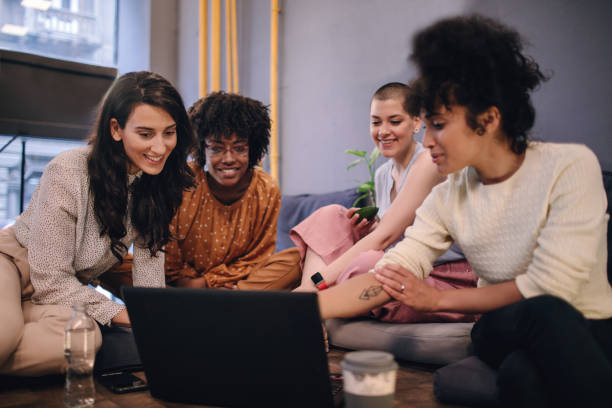 istock Women Working Together And Using Laptop 1152458677