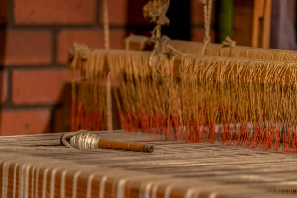 istock old loom antique weaving sewing machine detail 1152458789