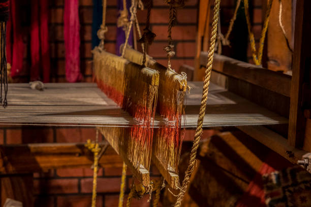 istock old loom antique weaving sewing machine detail 1152458798