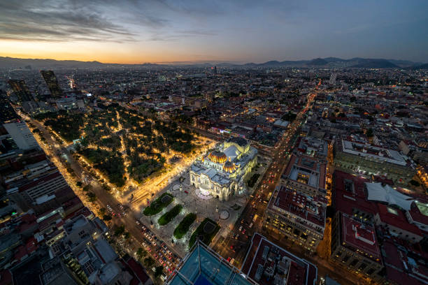 istock Mexico city aerial view panorama 1152458815