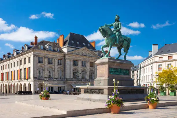 Photo of Monument of Jeanne d'Arc (Joan of Arc) on Place du Martroi in Orleans, France