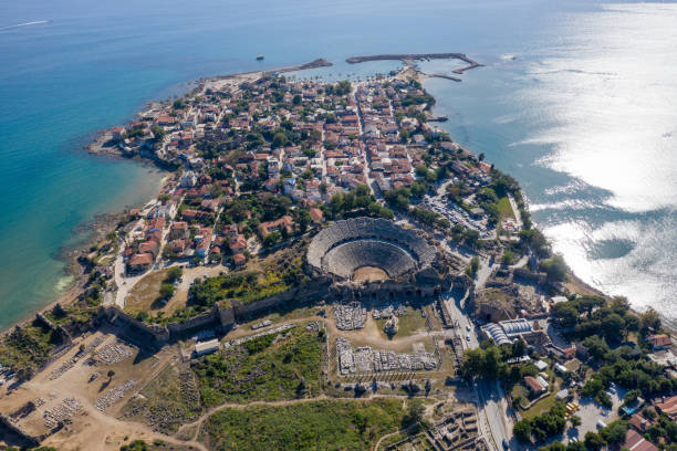 istock Antalya side antique city 1152465377