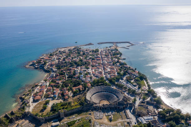 istock Antalya side antique city 1152465529