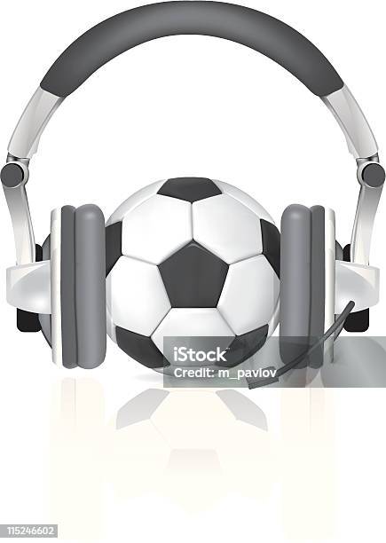 Abstract Soccer Telecast Stock Illustration - Download Image Now - Headset, Hands-free Device, Microphone