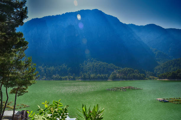 istock lake and mountains in the morning 1152472280