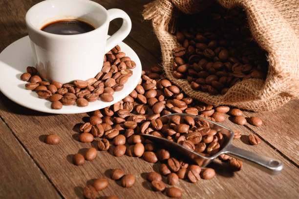 istock A shot of espresso with roasted coffee bean 1152473326